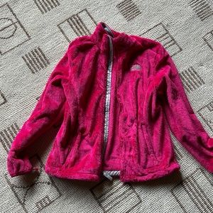 Women’s fuzzy hot pink fleece